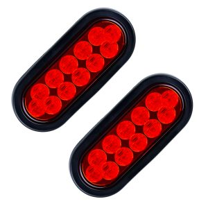 Home 26 6" Inch Oval Led Trailer Tail Lights