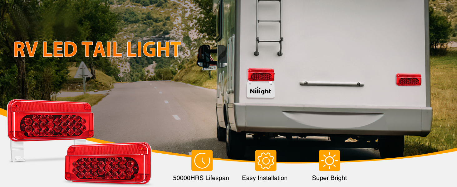RV LED Tail Lights – 50,000-Hour Lifespan | Super Bright | Easy Installation 5 A1 3