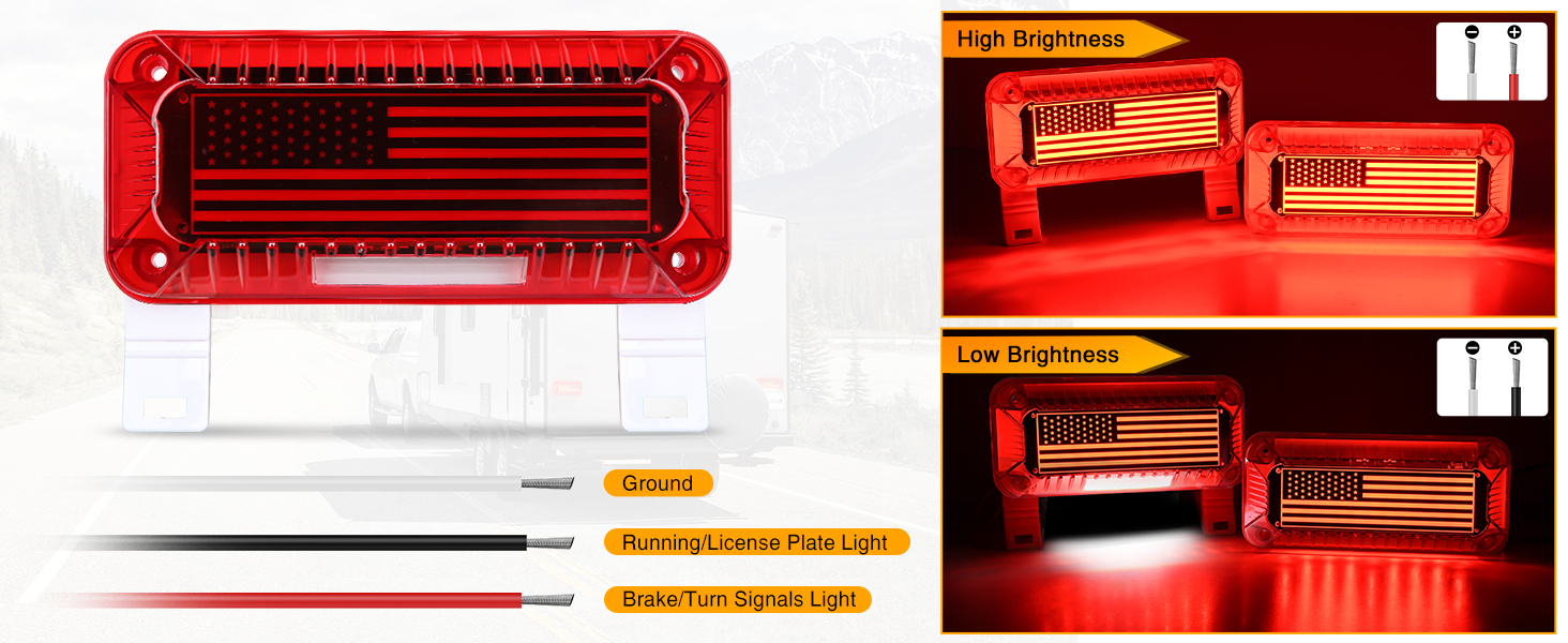 RV LED Tail Light 12V 5 B2