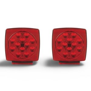 Home 25 Square Led Trailer Light DOT Compliant 12V IP68 Waterproof